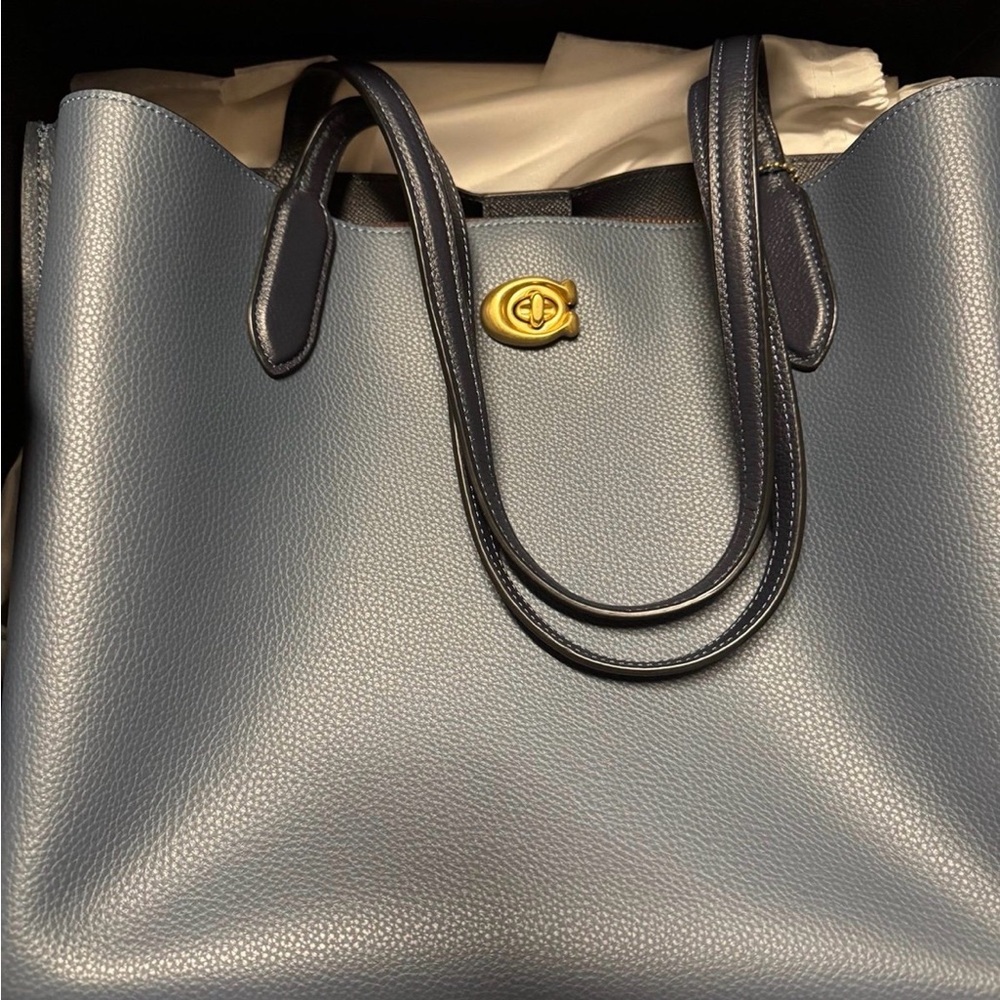 Coach willow Tote Bag purse HTF - Picture 2 of 5